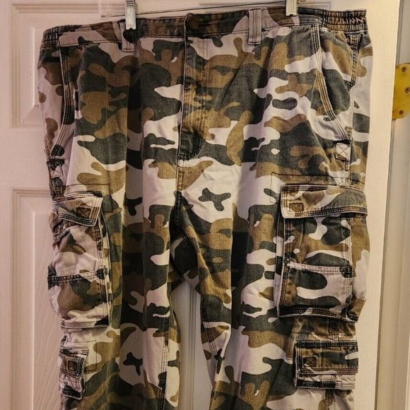 Boulder Creek Other - Boulder Creek Trading Company Gray Green Cargo Pants Men's Sz 44x27